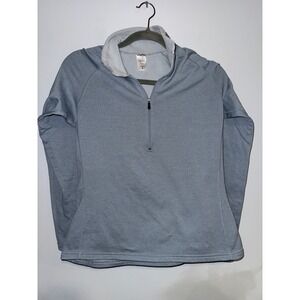 Patagonia Women's Gray Fleece Quarter Zip Pullover Sweatshirt Size Medium